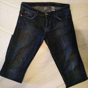 Lucky Brand Faded Blue Jeans Slim Bootleg Size 33